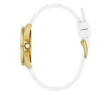 Relógio Guess Aço Pulseira Silicone Branca Dcr-E 2023/21626-0