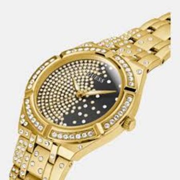 Relógio Guess Dourado Pulseira em Aço Com Zirconias Dcr-E 2021/12960-2