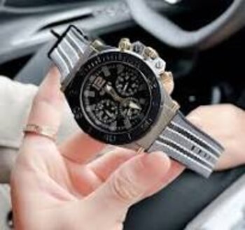 Relógio Pulso Guess Aço Com Pulseira Silicone/nylon Dcr-E 2023/25681-4