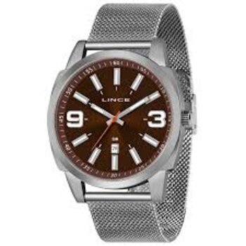 Relogio Pulso Lince Aço Prata Pulseira Mach Masculino Fundo Preto Mrm4683L M2Sx