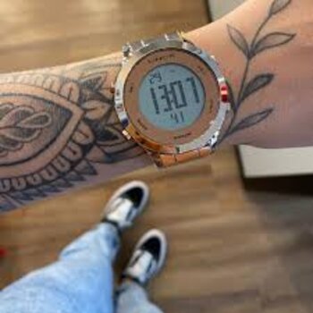 Lince Relogio Pulseira Metal Aco Rose Redondo Digital Sdrh037L Bxrx 644631