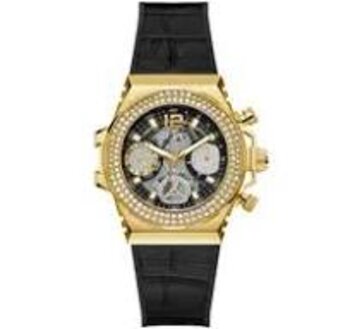 Relógio Guess Pulseira Cou/si Preta Dcr-E 2023/10546-8