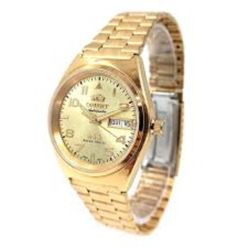 Orient Relógio Automático Fundo Dourado
