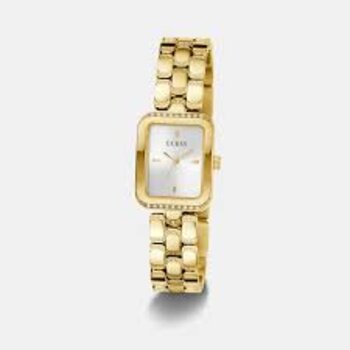 Rel´´ogio de Pulso Quadrado Guess CX Aco Dourado Dcr-E 2025/10653-4 Gw0865L2