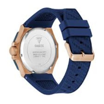 Relógio de Pulso Guess CX Aco Pulseira de Silicone Azul Dcr-E 2025/10019-6 Gw0853G3
