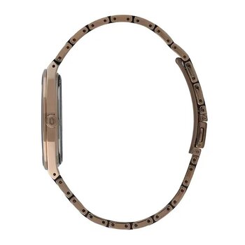 Relogio Fem Cerâmica Marrom e Aço Rosê Fundo Marrom N1Rn - Relogio Pulso Orient - Quartz,anlgo.cx.aco Inox.cal.vx51E1S - D.c.r.e 2023/92480