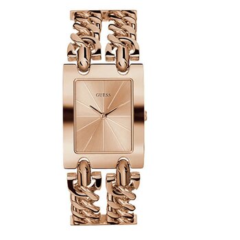 Relógio Guess Aço Bracelete Duplo Dourada Rosê Dcr-E 2022/05770-2