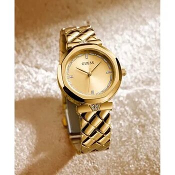 Relógio Guess Aço Dourado Pulseira Dourada Dcr-E 2023/25677-6